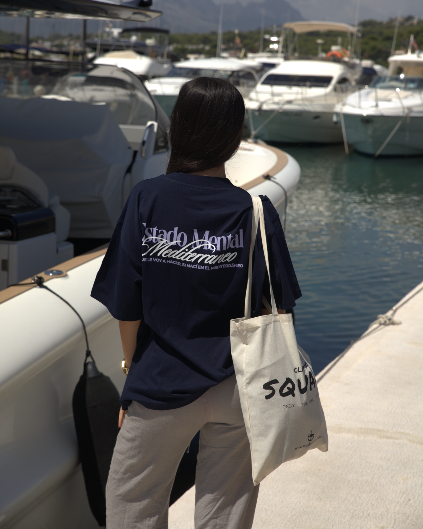 Camiseta Estado Mental Mediterráneo — Oversize