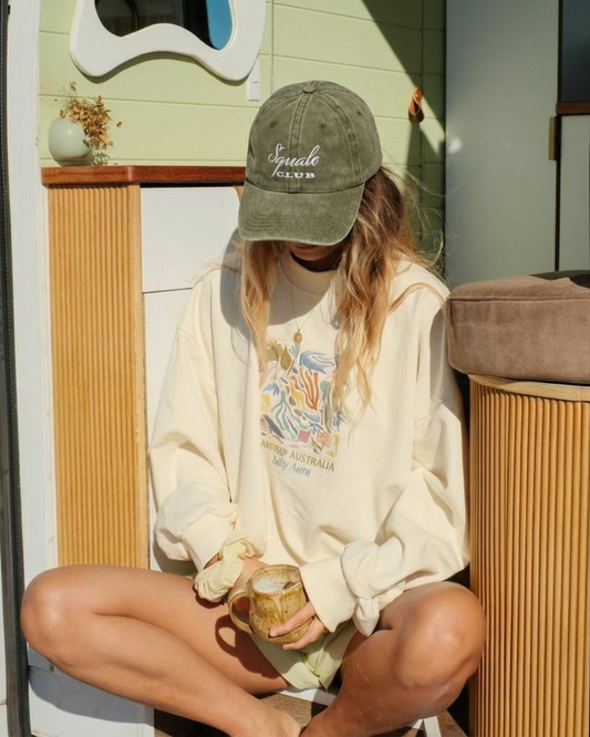 Gorra Squalo Club — Olive