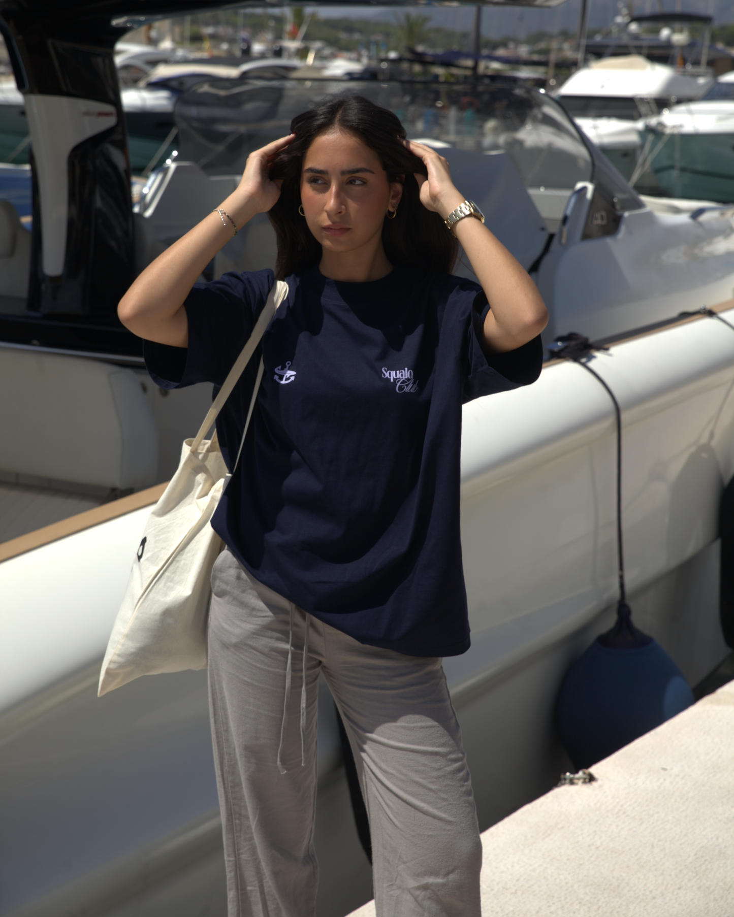 Camiseta Estado Mental Mediterráneo — Oversize